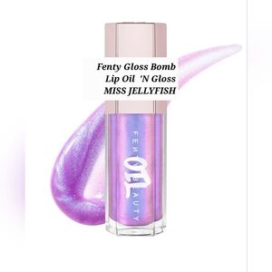 Fenty Beauty Gloss Bomb Lip Oil 'N Gloss MISS JELLYFISH/Sparkling Icy Lavender